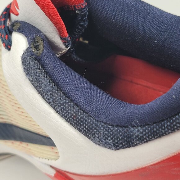 Nike Zoom Kobe 7 System Olympic Men's White Red Sneakers 488371-102 US Size 13 - Picture 5 of 11